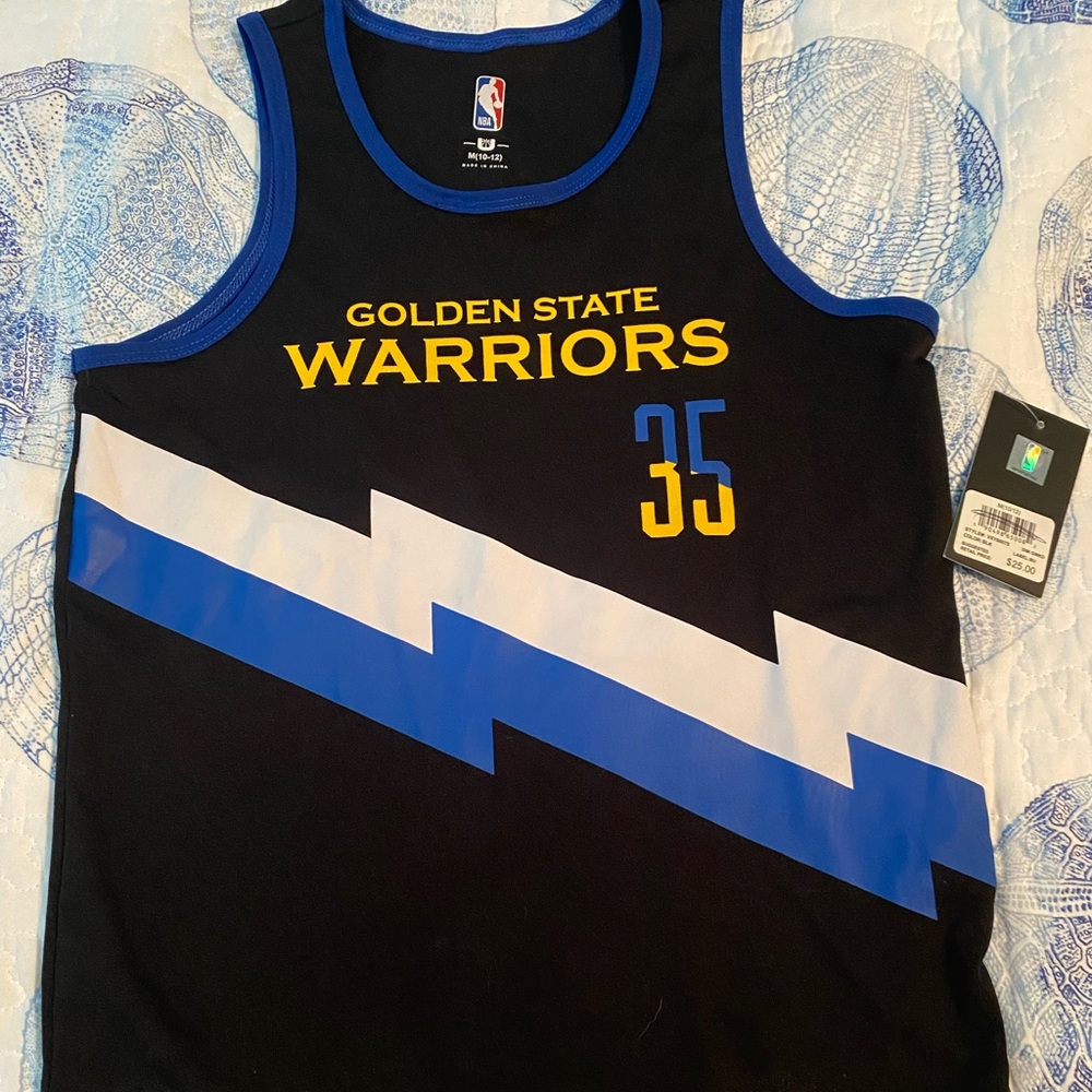 NWT Golden State Warriors jersey tank size YM